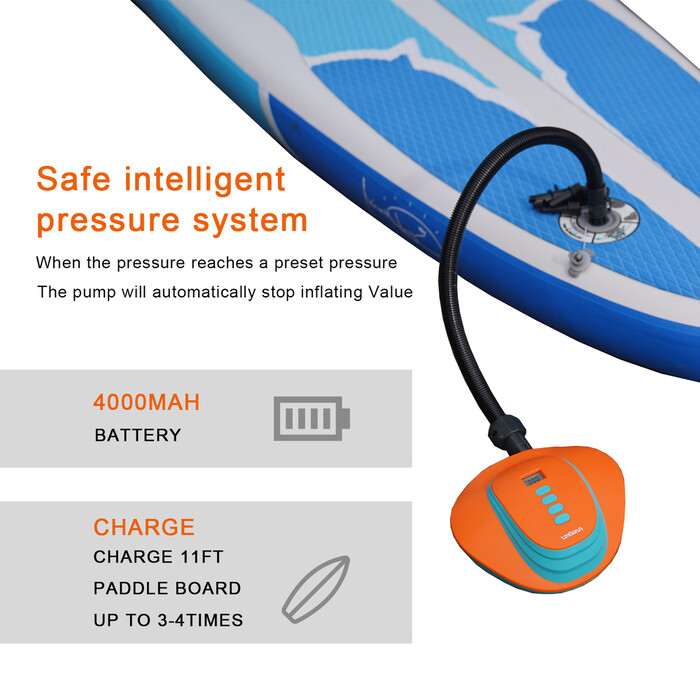 High Pressure Electric Pump For Paddle Board - Battery Powered - Australia