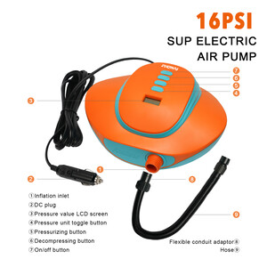 High Pressure Electric Pump For Paddle Board - Corded Electric - Australia