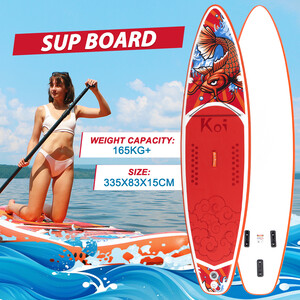 Inflatable Surfing Paddle Board 11' - Sup Koi Orange - Australia