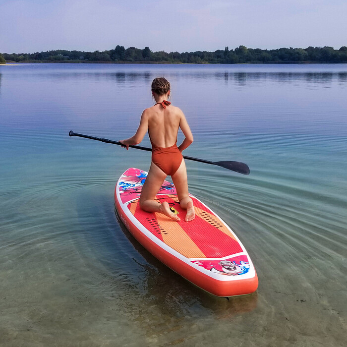 Inflatable Surfing Paddle Board 11'6" - Sup Koi Orange - Australia