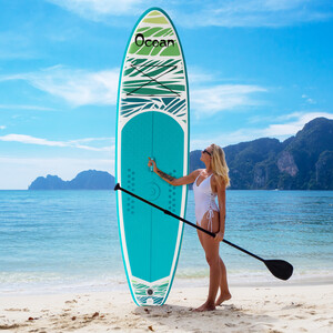 Inflatable Surfing Paddle Board 11' - Ocean Sky Blue - Australia