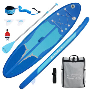 Inflatable Surfing Paddle Board 11' - Blue - Australia